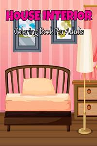 House Interior Coloring Book For Girls