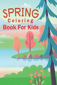 Spring Coloring Book For Kids