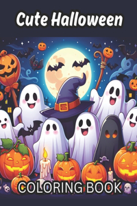 Cute Halloween Coloring Book for Kids