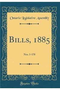 Bills, 1885: Nos. 1-178 (Classic Reprint)
