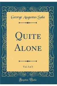 Quite Alone, Vol. 3 of 3 (Classic Reprint)