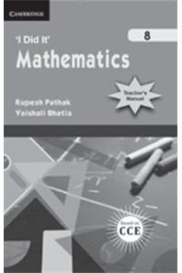 I Did It Mathematics 8 Primary Teachers Manual
