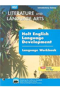 Holt Literature and Language Arts: English Langauge Development Workbook Grade 6