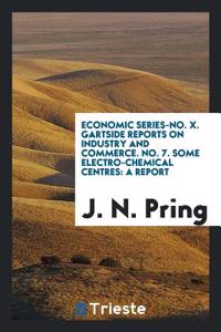 Economic Series-No. X. Gartside Reports on Industry and Commerce. No. 7. Some Electro-chemical Centres: A Report