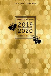 July 2019 - June 2020 Weekly + Monthly Academic Planner