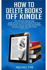 How to delete books off Kindle