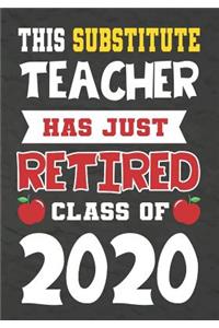 This Substitute Teacher Has Just Retired Class Of 20