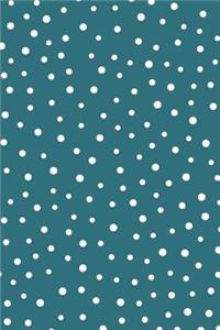 Trendy Polka Dots Design Notebook