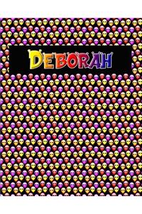 120 Page Handwriting Practice Book with Colorful Alien Cover Deborah