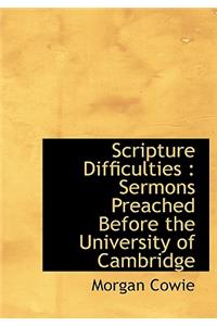 Scripture Difficulties
