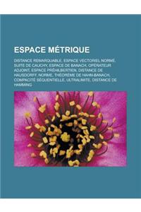 Espace Metrique