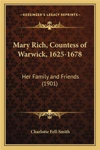 Mary Rich, Countess of Warwick, 1625-1678