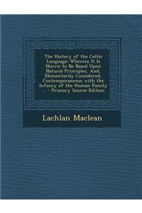 The History of the Celtic Language