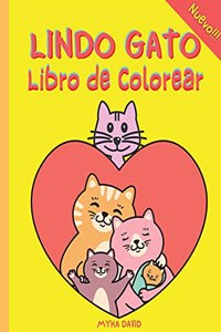 Lindo Gato Libro de Colorear
