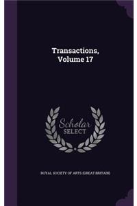 Transactions, Volume 17