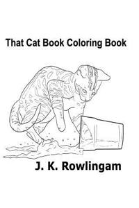 That Cat Book Coloring Book