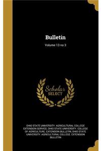 Bulletin; Volume 13 No 3