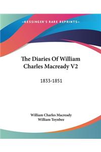 The Diaries Of William Charles Macready V2