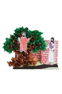 Vacation Bible School Vbs 2018 Rolling River Rampage Zacchaeus Diorama Craft Kit: Experience the Ride of a Lifetime With God! - Package of 12
