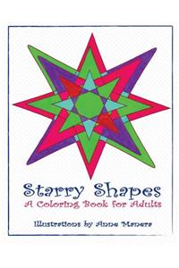 Starry Shapes A Coloring Book for Adults