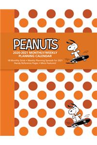 Peanuts 2020-2021 Monthly/Weekly Planning Calendar