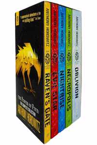 Power of Five Books Collection 5 Books Set by Anthony Horowitz (Raven's Gate, Evil Star, Night Rise, Necropolis and Oblivion)