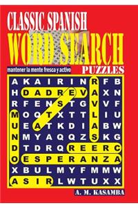 Classic Spanish Word Search Puzzles