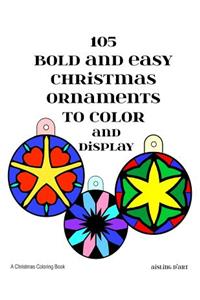 105 Bold and Easy Christmas Ornaments to Color and Display