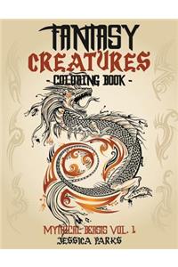 Fantasy Creatures Coloring Book