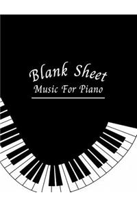 Blank Sheet Music For Piano