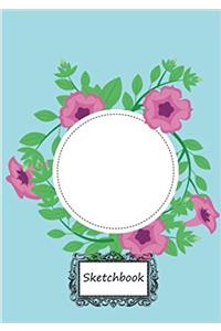 Sketchbook Flower Frame 2