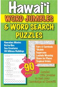 Hawaii Word Jumbles & Word Search Puzzles