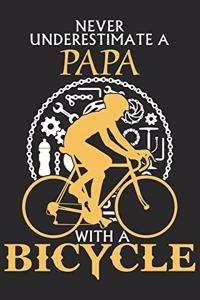 Never underestimate a papa with a bicycle