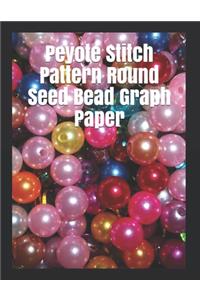 Peyote Stitch Pattern Round Seed Bead Graph Paper: This is a Beading Graph Paper for designing your own unique bead patterns 120 pages