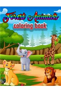 Forest Animals coloring book