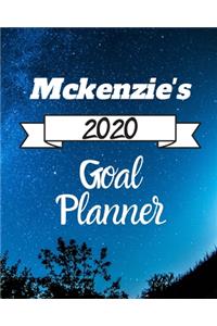 Mckenzie's 2020 Goal Planner