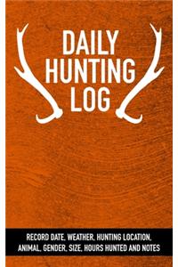 Daily Hunting Log