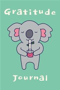 Gratitude and Affirmation Journal For Kids - Elephant Drinking Juice Cover Theme