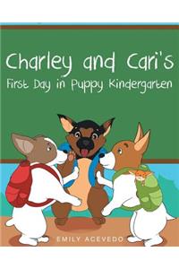 Charley and Cari's First Day in Puppy Kindergarten