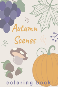Autumn Scenes Coloring Book
