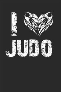 Awesome Judo Lovers Distressed Design 120 Page Notebook Lined Journal