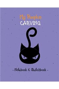 My Pumpkin Carving Notebook & Sketchbook