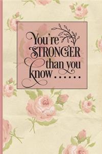 You're Stronger Than You Know
