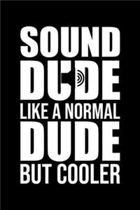 Sound Dude Like a Normal Dude But Cooler