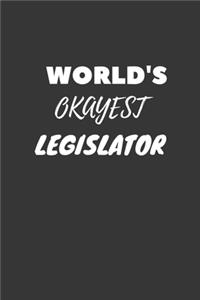 World's Okayest Legislator Notebook