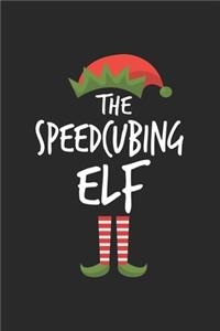 Funny Speedcubing Elf Christmas Notebook Gift