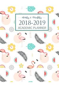 2018-2019 Academic Planner Weekly And Monthly