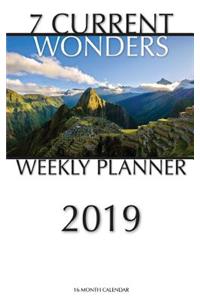 7 Current Wonders Weekly Planner 2019