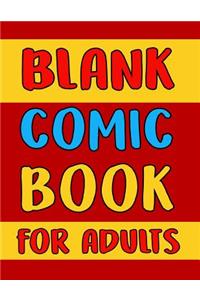 Blank Comic Book for Adults