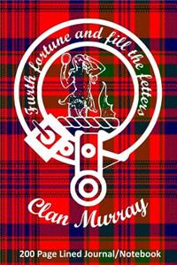 Clan Murray 200 Page Lined Journal/Notebook